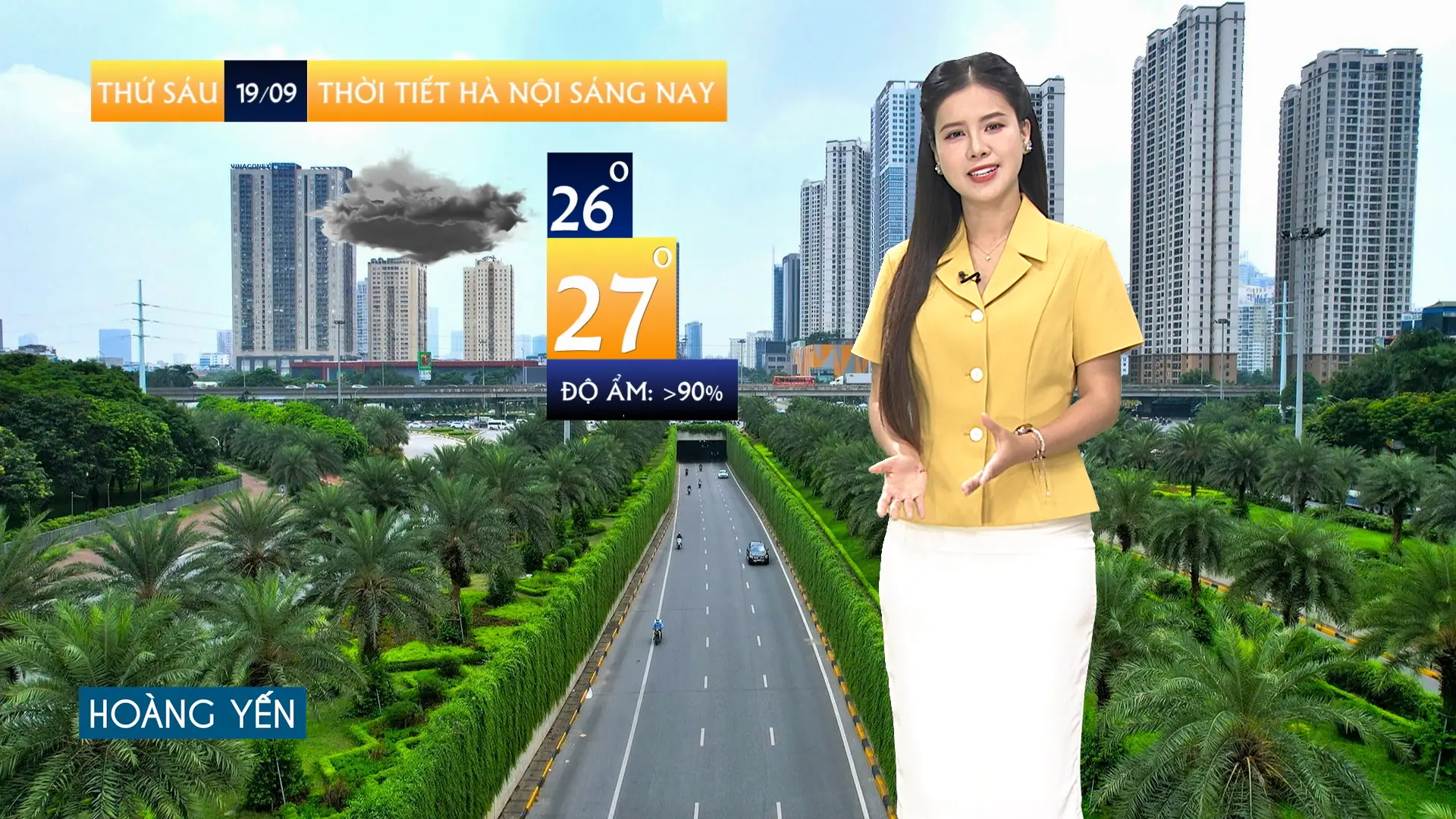 Dự báo thời tiết sáng | 19/09/2025